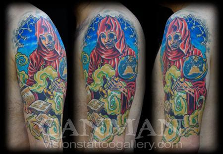 Tattoos - gothic reaper - 70661